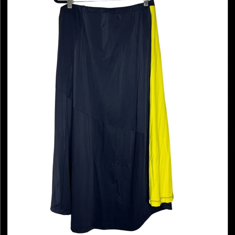 NWT TEKBIKA - alembika SWING SKIRT, MULTI/YELLOW size 4 (12-14)